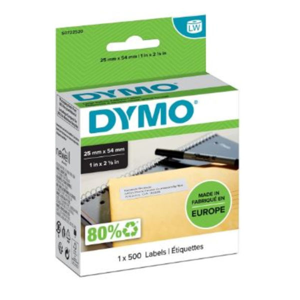 Picture of DYMO ORIGINAL 11352 25MM X 54MM X 500 LABELS